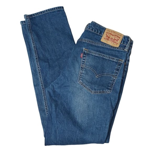 Levis 511 Jeans Mens Size 36 x 32 Tagged, 34 x 31.5 Actual Blue Denim - Picture 3 of 10